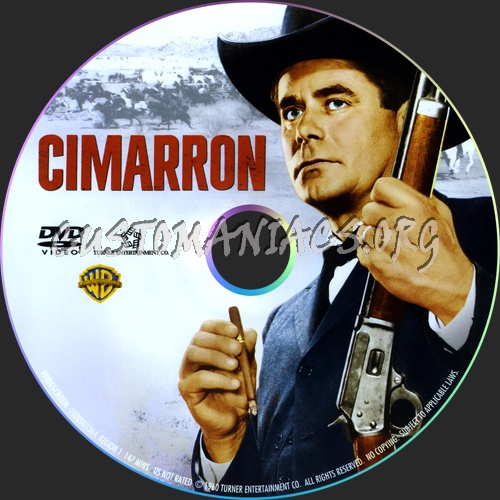 Cimarron dvd label