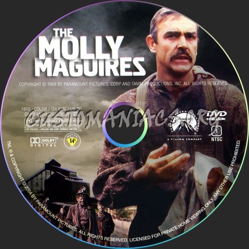 The Molly Maguires dvd label