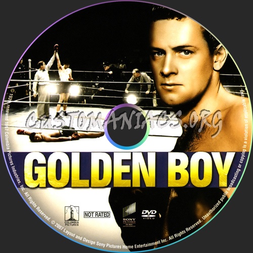 Golden Boy dvd label