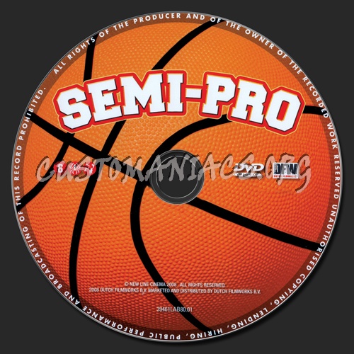 Semi-Pro dvd label