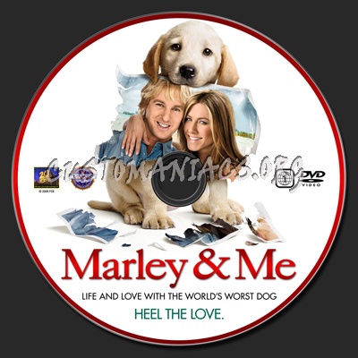 Marley & Me dvd label