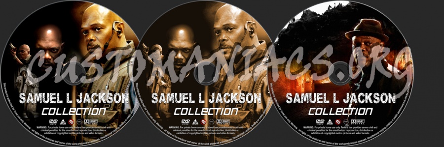 Samuel L Jackson Collection dvd label