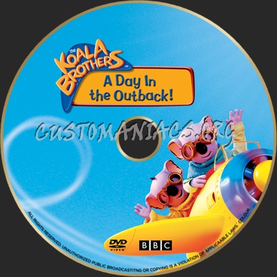 Koala Brothers-A Day In The Outback dvd label