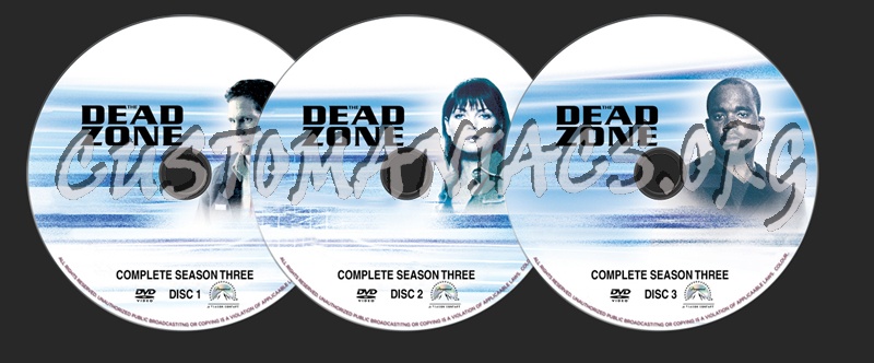 The Dead Zone Season Three dvd label