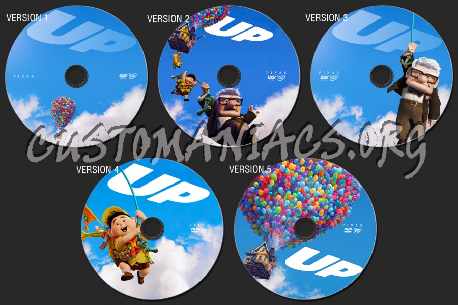 Up dvd label