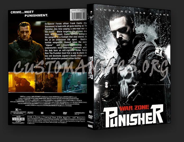 Punisher Warzone dvd cover