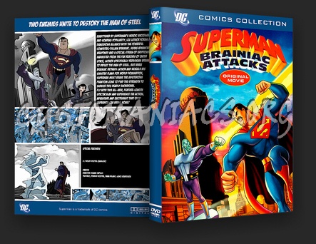 Superman Brainiac Attacks dvd cover