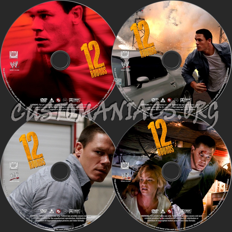 12 Rounds dvd label