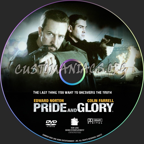 Pride and Glory dvd label