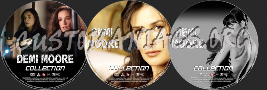 Demi Moore Collection dvd label