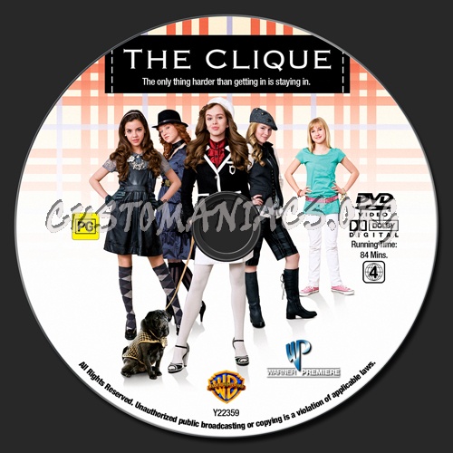 The Clique dvd label