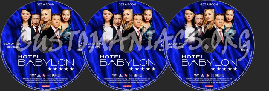 Hotel Babylon Season 2 dvd label