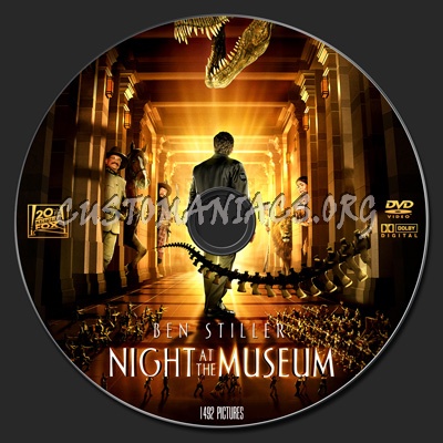 Night at the Museum dvd label