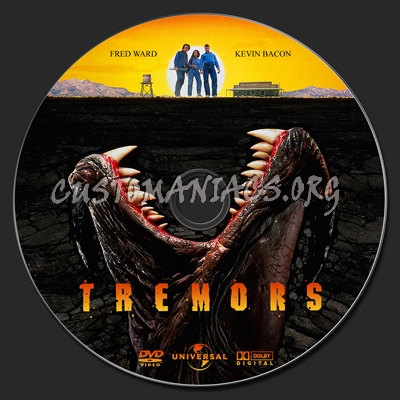 Tremors dvd label