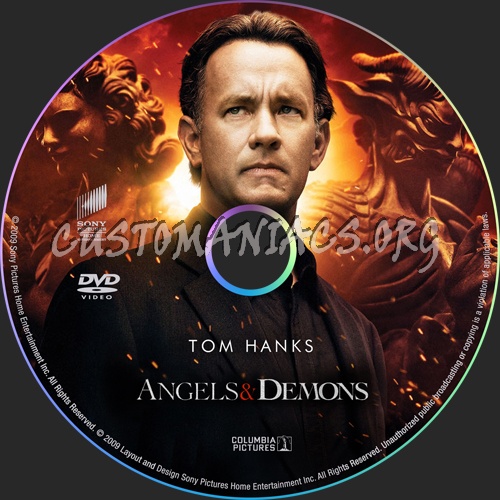 Angels & Demons dvd label