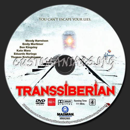 Transsiberian dvd label