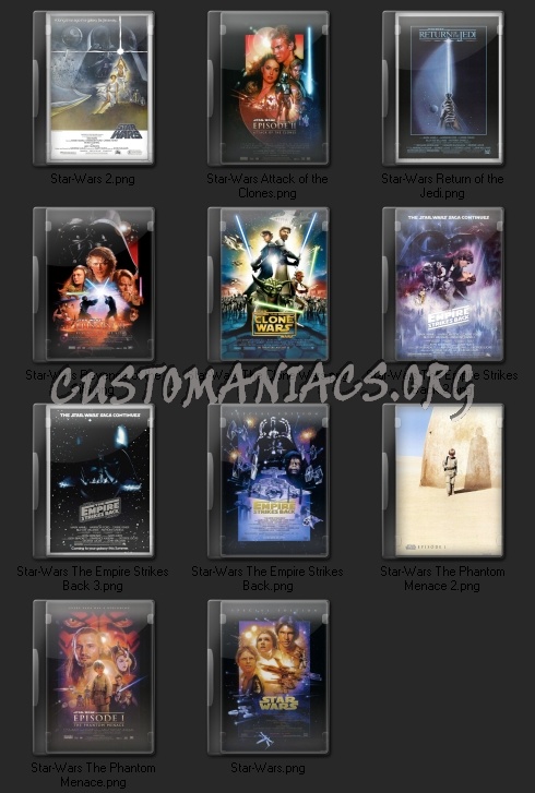 Star Wars Saga - DVD Covers & Labels by Customaniacs, id: 60365 free