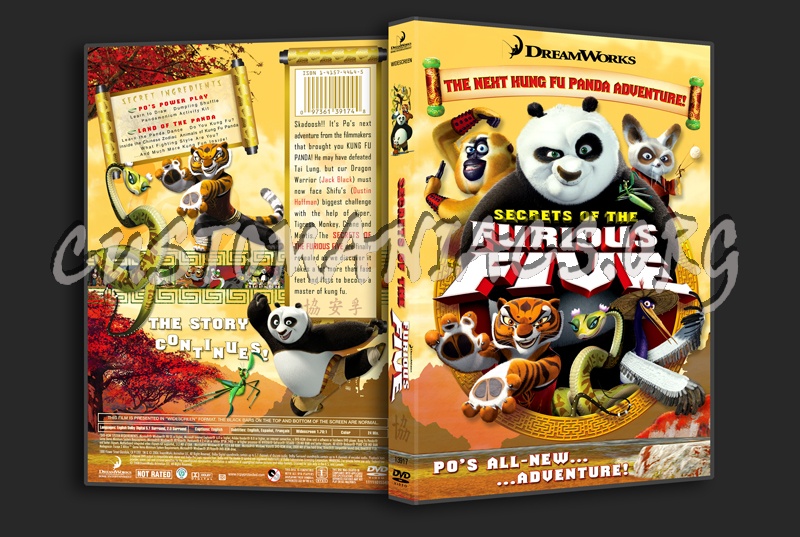 Secrets Of The Furious Five dvd cover