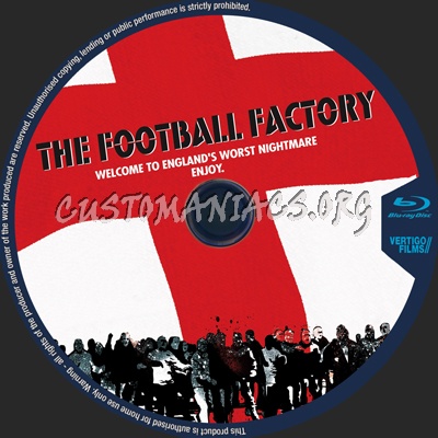 The Football Factory blu-ray label