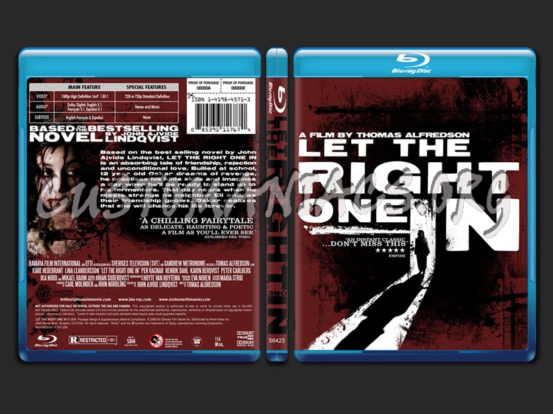 Let The Right One In blu-ray cover