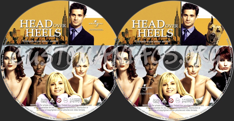 Head Over Heels dvd label