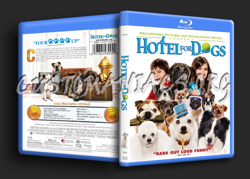 Hotel for Dogs blu-ray cover