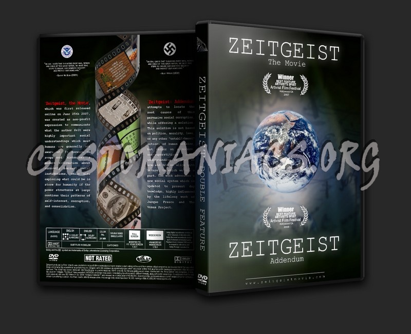 Zeitgeist Double Feature dvd cover