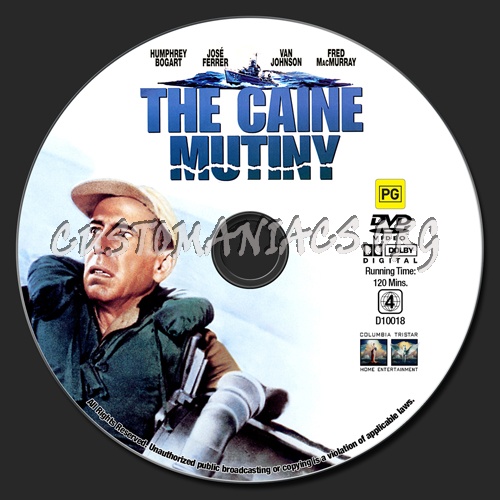 The Caine Mutiny dvd label