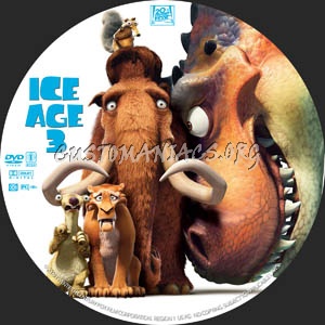 Ice Age 3: Dawn of the Dinosaurs dvd label