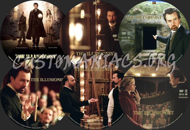 The Illusionist dvd label