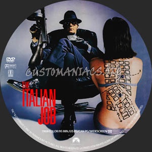 The Italian Job dvd label