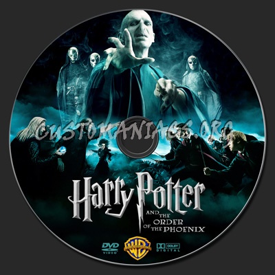 Harry Potter and the Order of the Phoenix dvd label