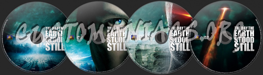 The Day The Earth Stood Still dvd label