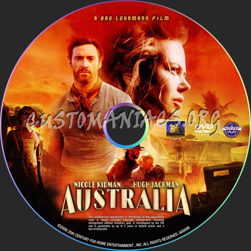 Australia dvd label