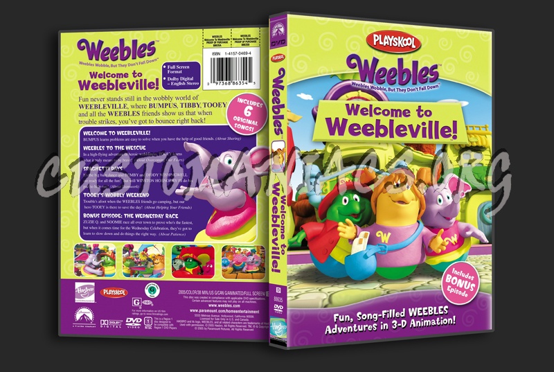 Weebles Welcome to Weebleville! dvd cover