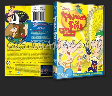 Phineas and Ferb The Daze of Summer dvd cover