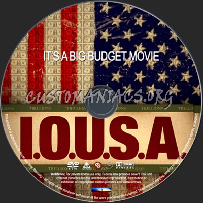 I.o.u.s.a. (IOUSA) dvd label