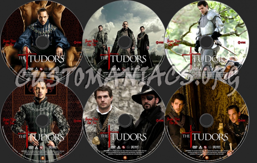 The Tudors Season 3 dvd label