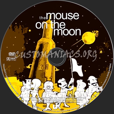 The Mouse on the Moon dvd label