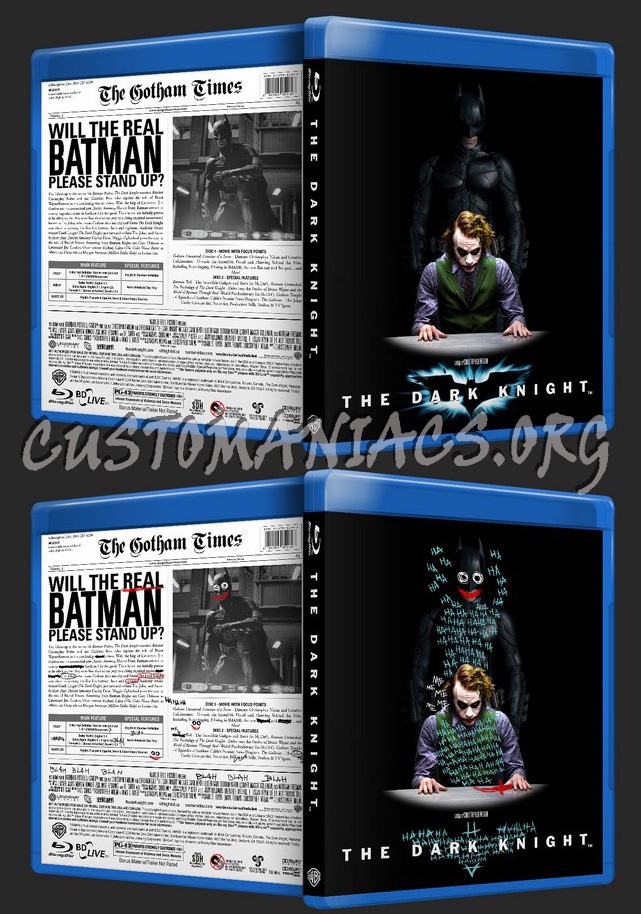 The Dark Knight blu-ray cover