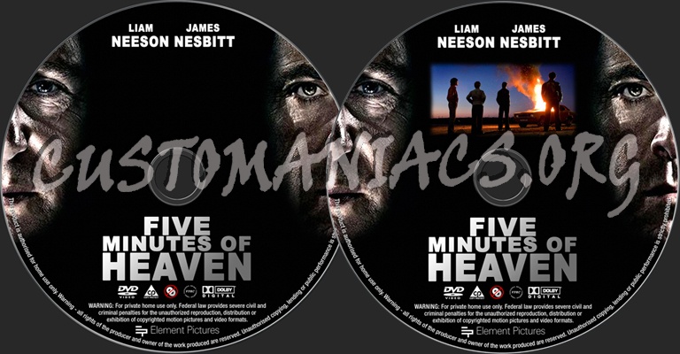Five Minutes of Heaven dvd label