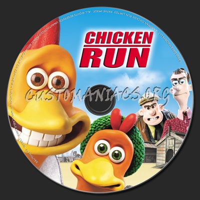 Chicken Run dvd label