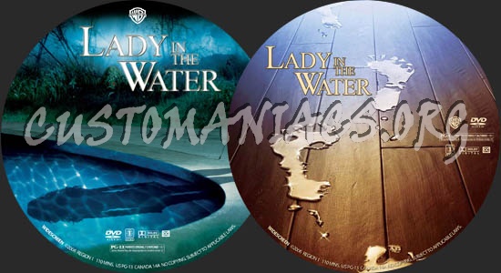 Lady in the Water dvd label