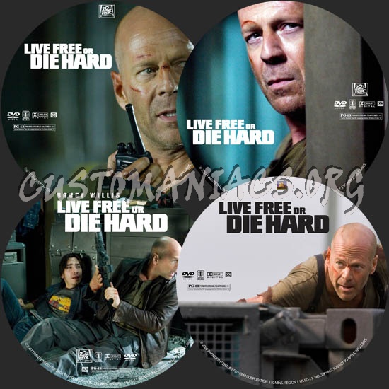 Live Free or Die Hard dvd label