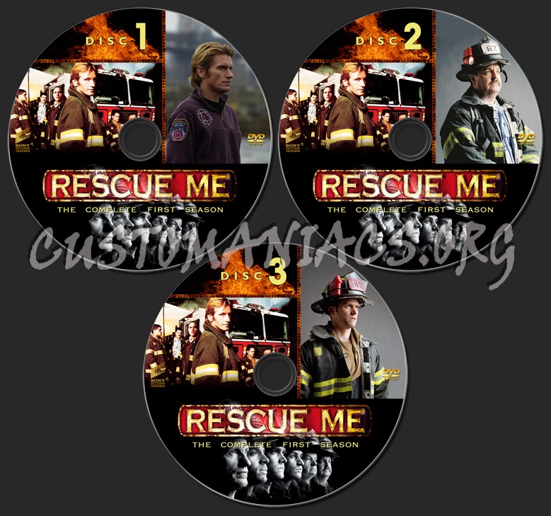 Rescue Me Collection dvd label