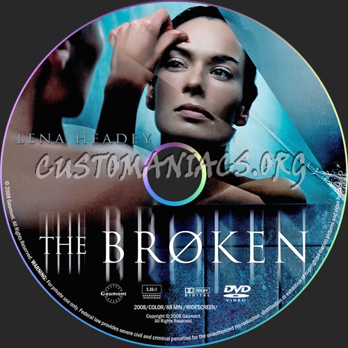 Broken, The dvd label