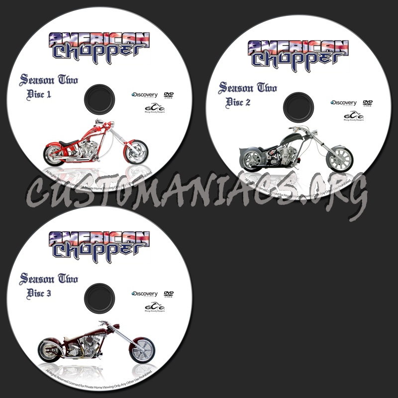 American Chopper Season 2 dvd label