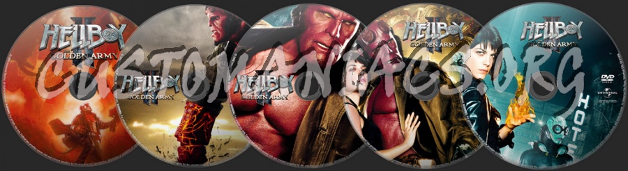 Hellboy 2 dvd label