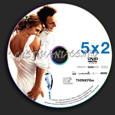 5x2 dvd label