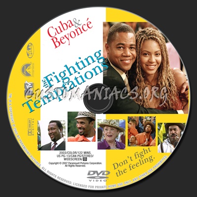 The Fighting Temptations dvd label